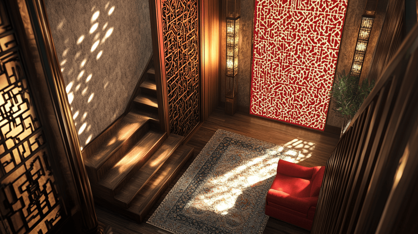 Decorazioni e accessori in stile orientale moderno