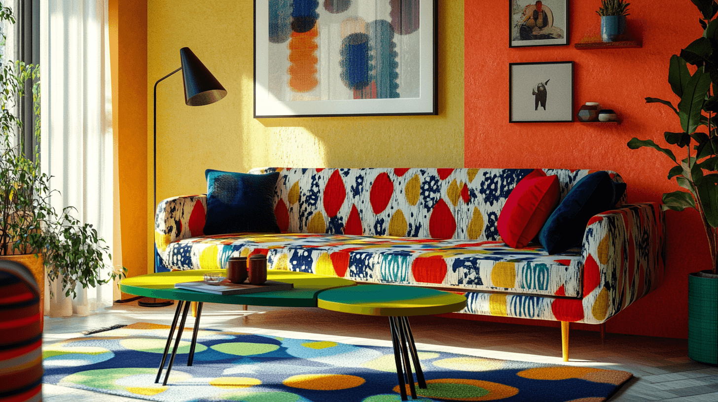 Retro Pop: Mobili colorati e design audaci