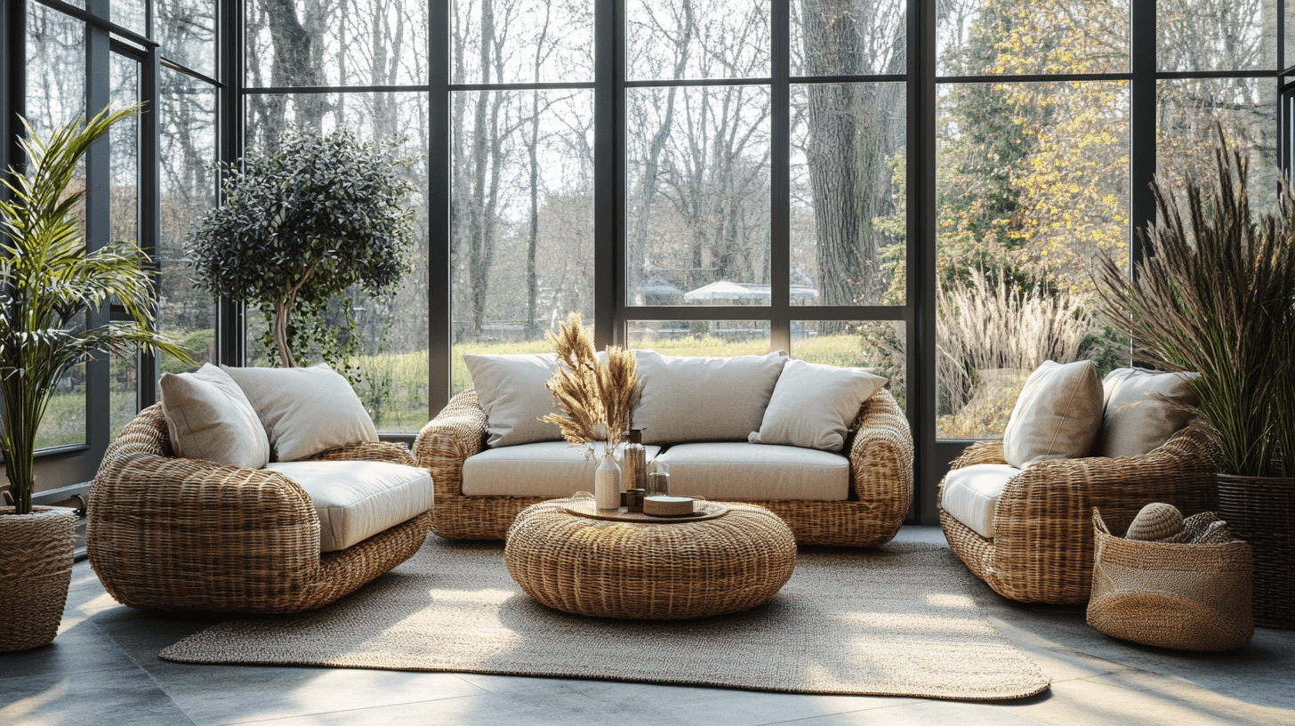 I mobili giusti per il tuo giardino d'inverno