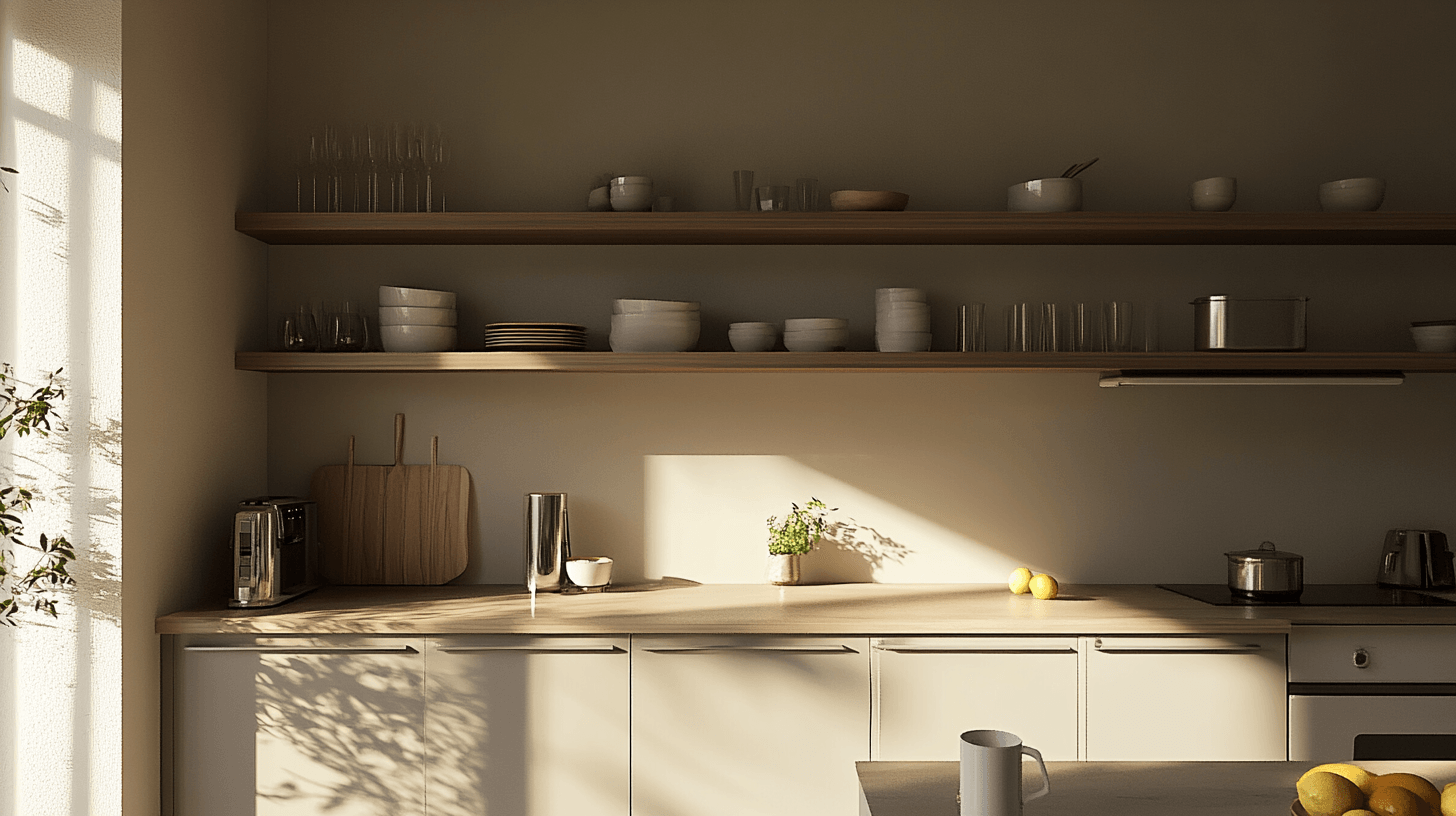 Mensole da cucina: pratiche ed eleganti
