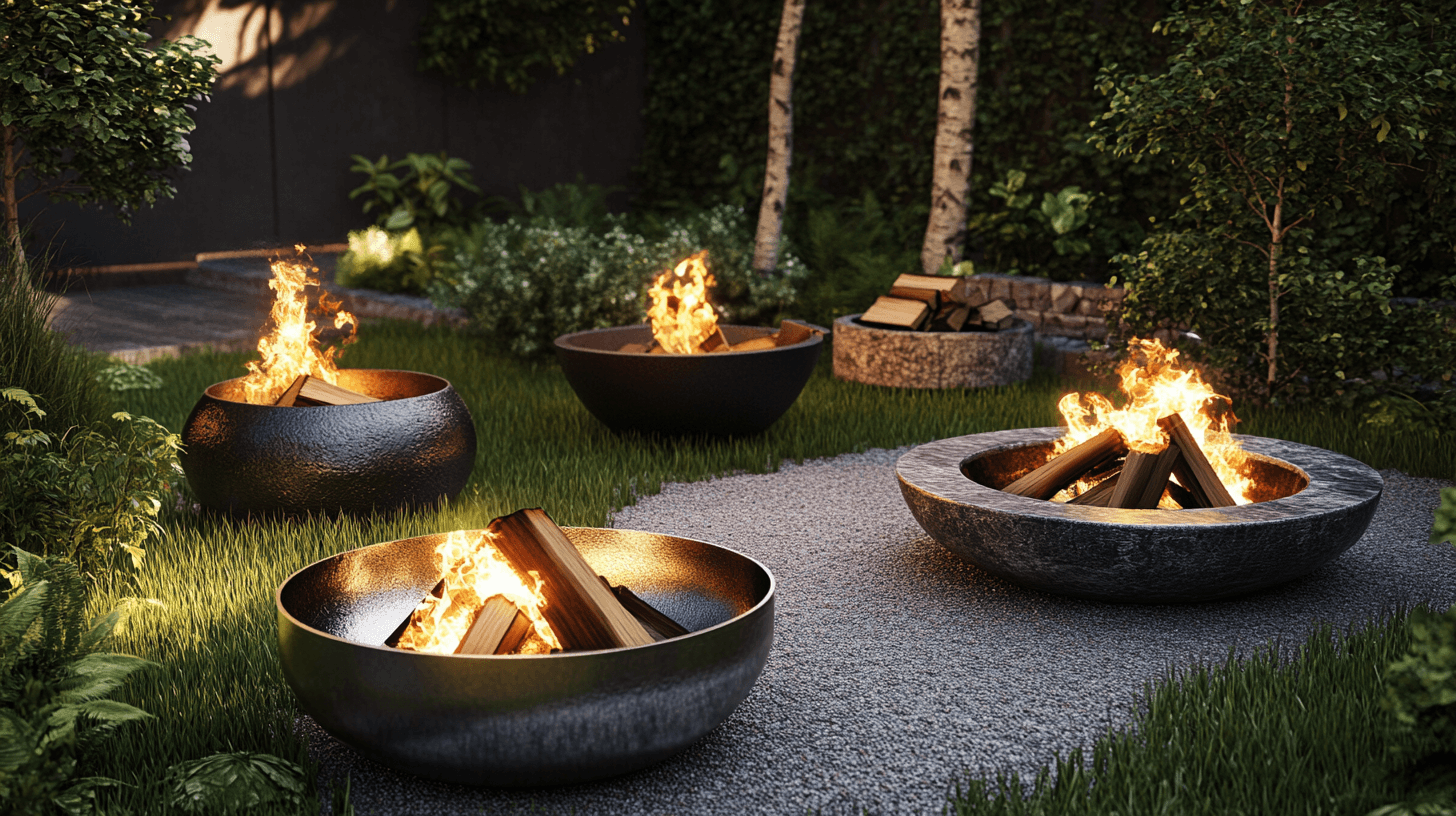 Il posto giusto per il fuoco nel tuo giardino