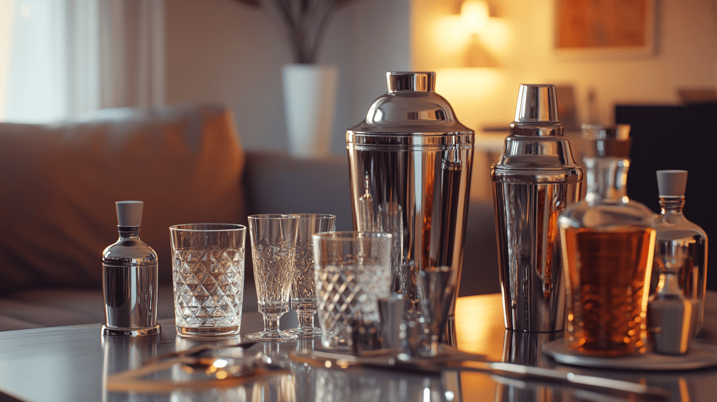 Accessori e forniture per bevande per il tuo bar in soggiorno