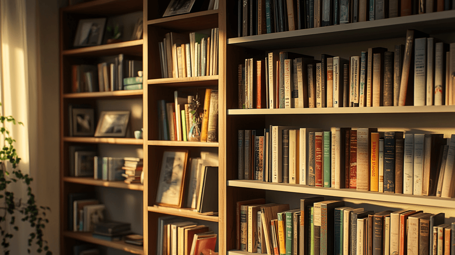 Cura e manutenzione degli scaffali per libri