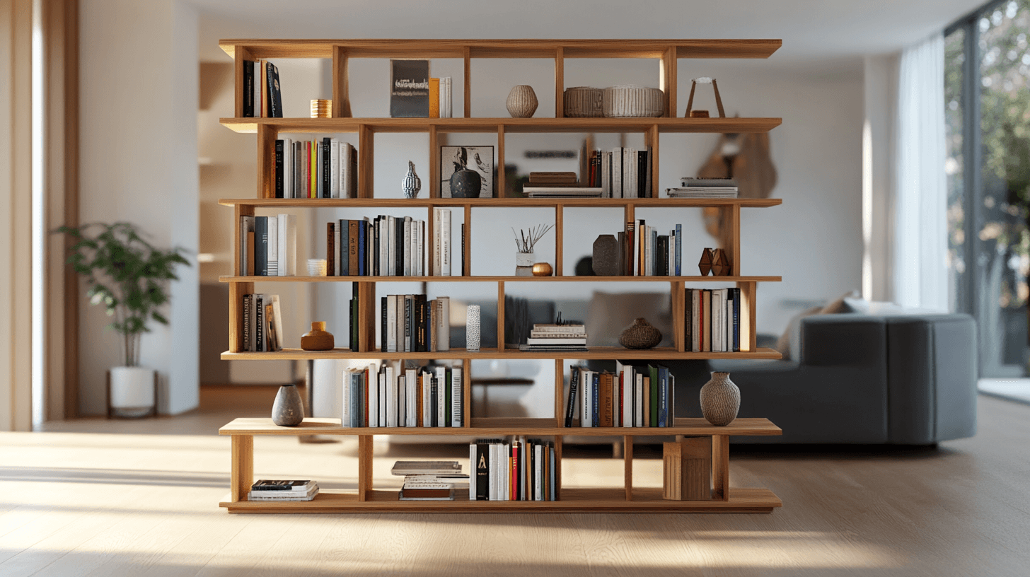 Librerie come divisori di spazio multifunzionali