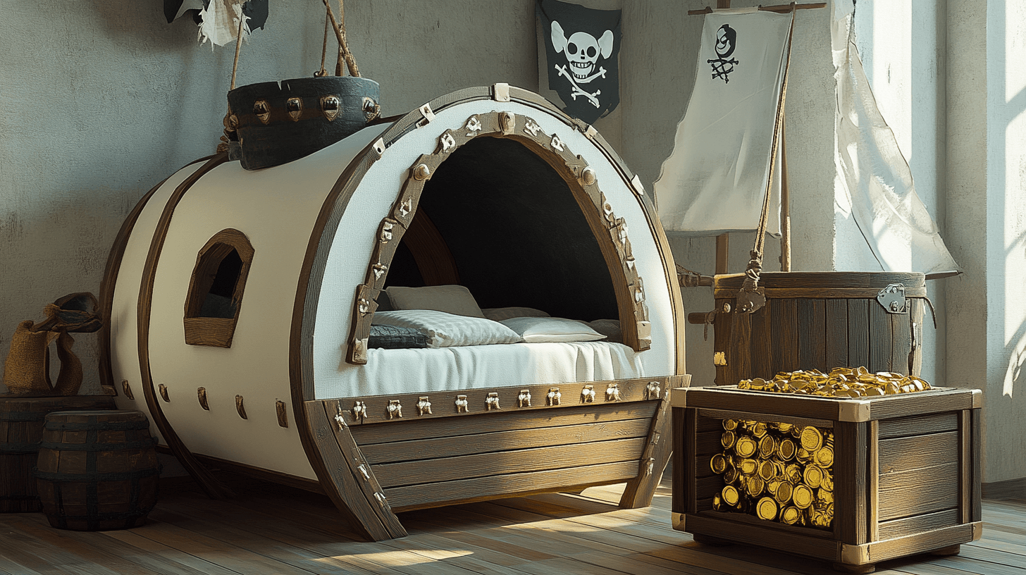 Mobili dei pirati: Dal letto al forziere del tesoro