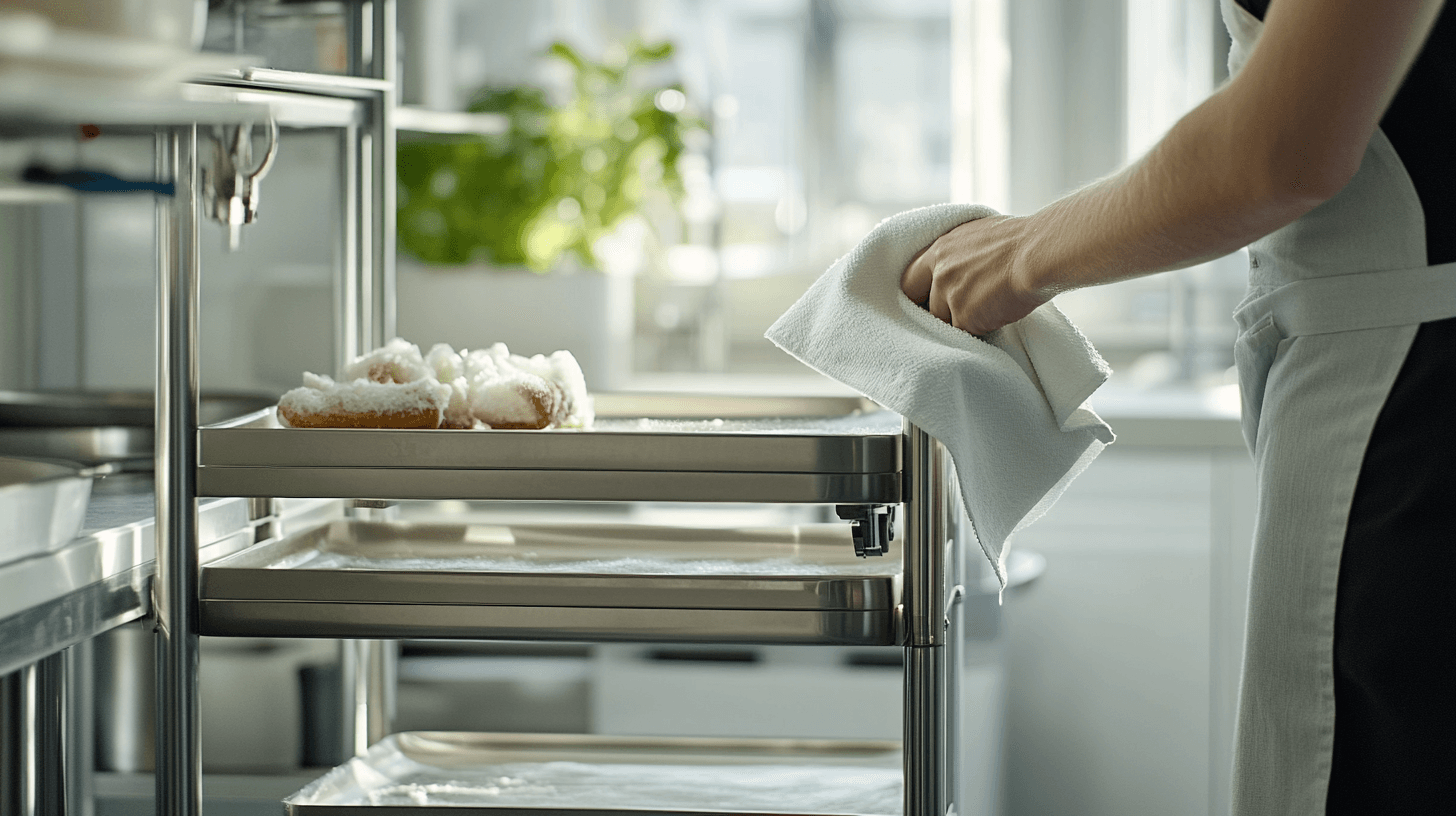 Manutenzione e cura dei carrelli di servizio