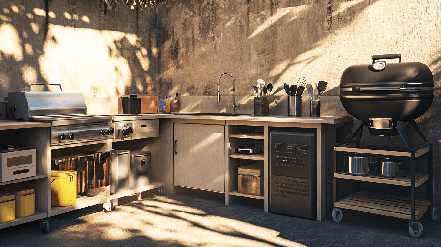 L'attrezzatura giusta per la tua cucina all'aperto