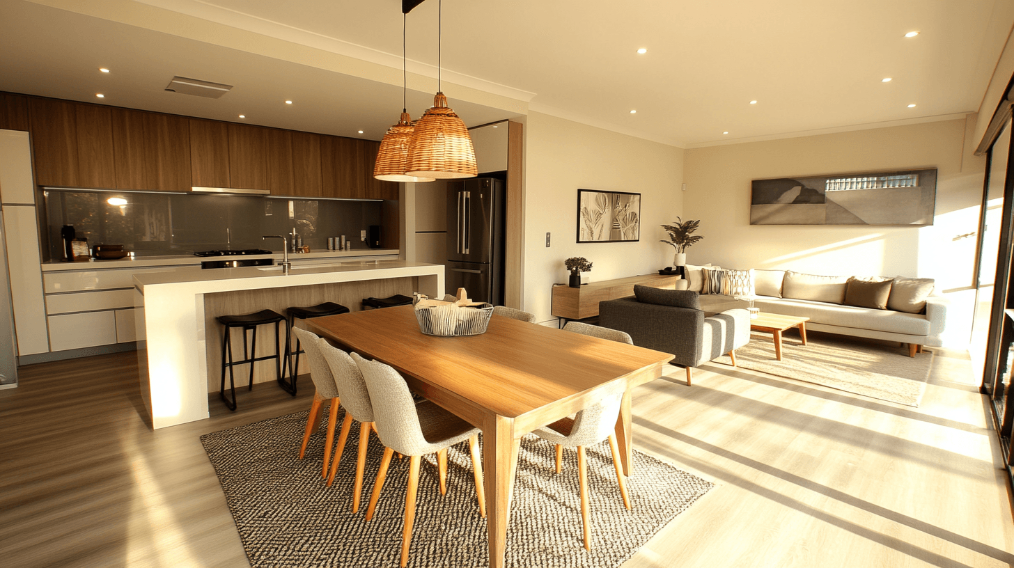 Suggerimenti di design per una sala da pranzo aperta