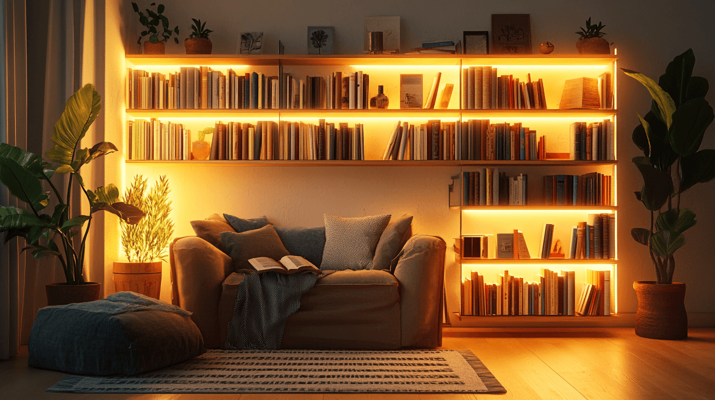 Biblioteca nel soggiorno: mettere in scena i libri con stile