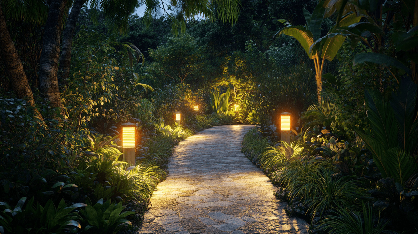 Illuminazione per vialetti da giardino: funzionalità e atmosfera