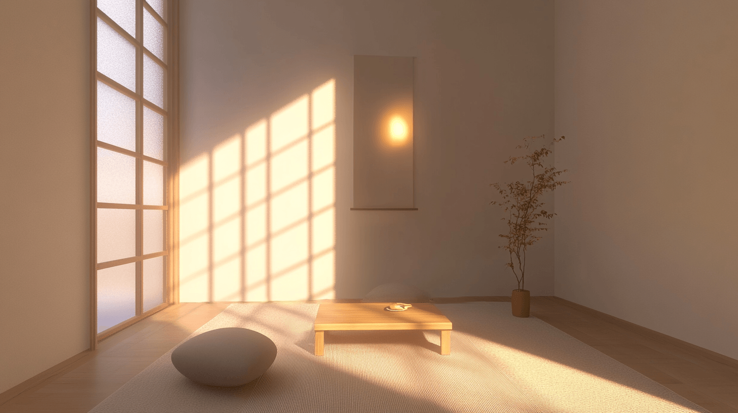 Minimalismo Zen: Calma e riduzione nello spazio