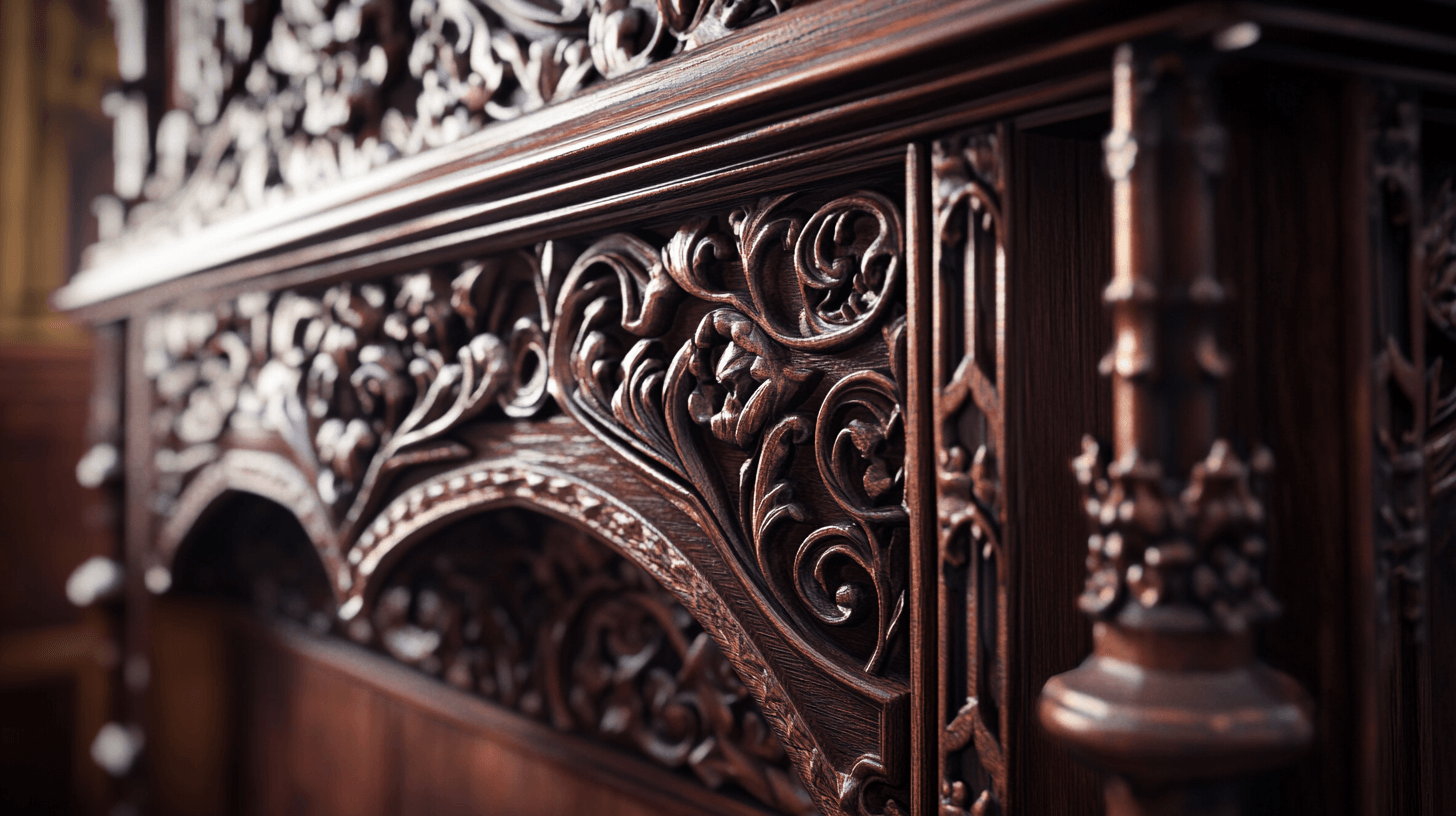 Mobili in stile Gothic Revival