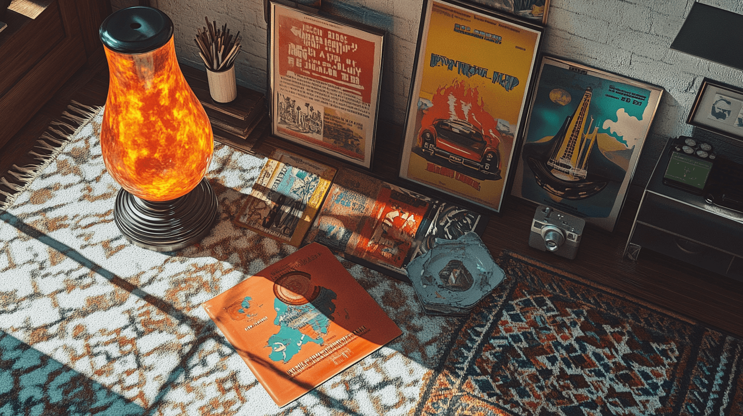 Elementi decorativi in stile anni '70