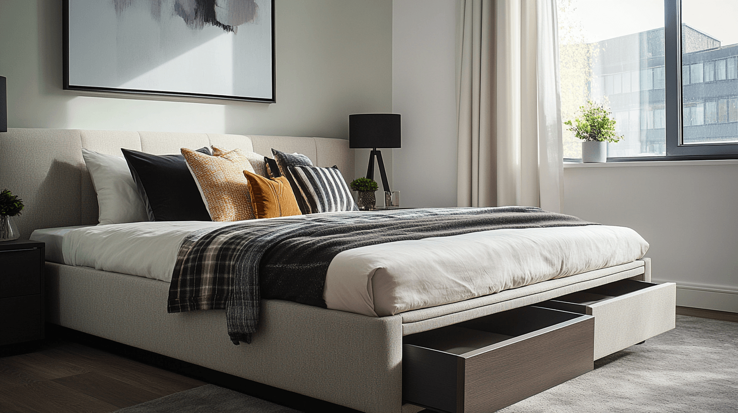 Più spazio in camera da letto: Letti con contenitore