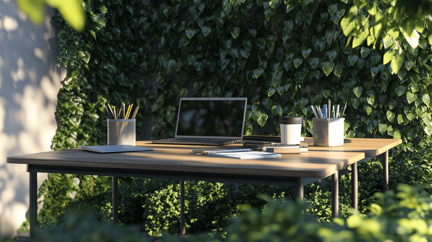 Tavoli da giardino pratici per il tuo ufficio all'aperto