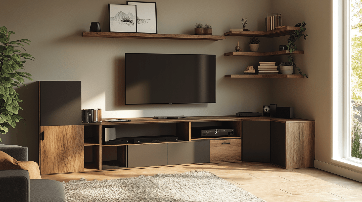 Mobili per l'angolo multimediale: funzionalità incontra design