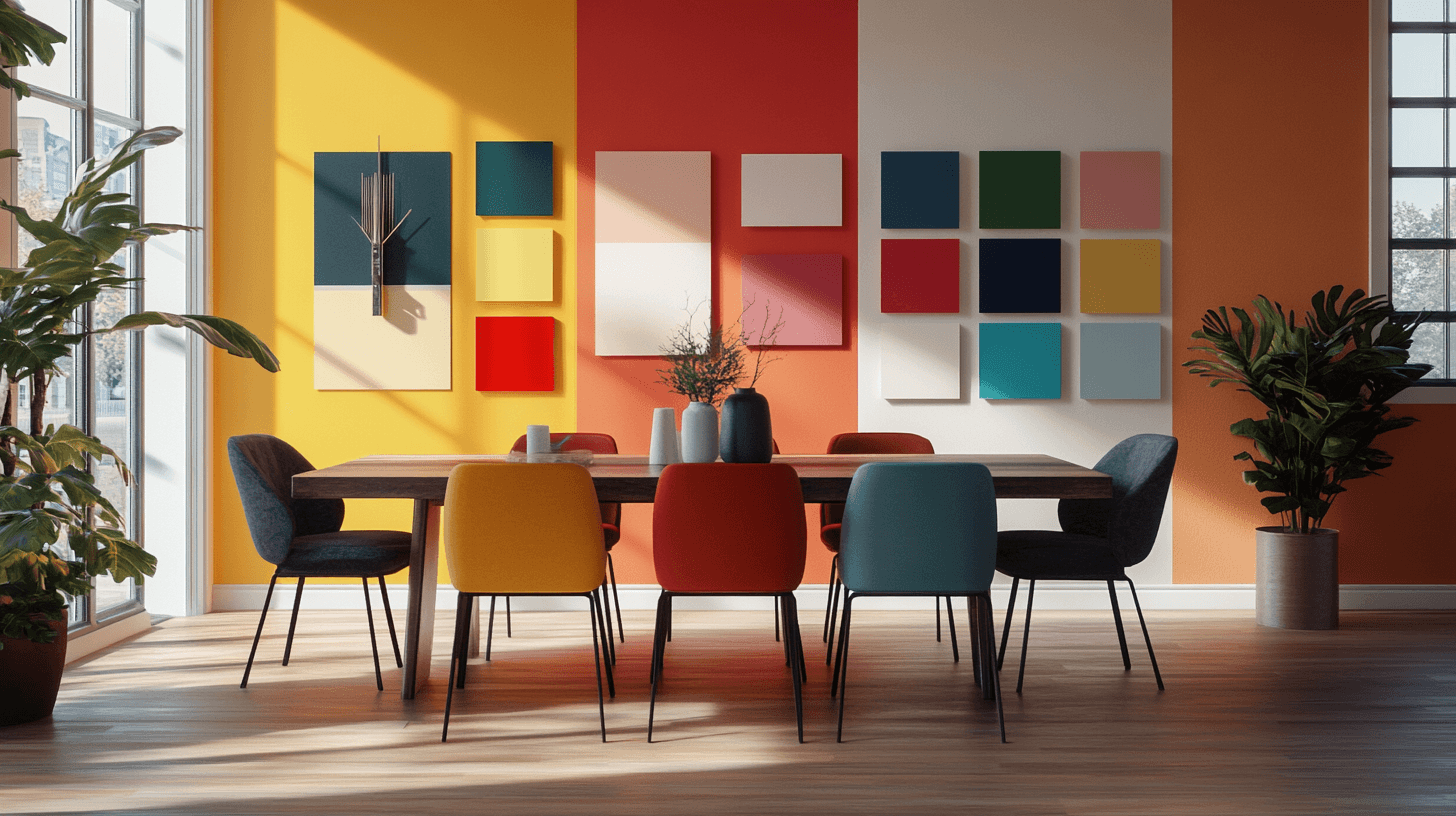 La scelta giusta dei colori per la tua sala da pranzo