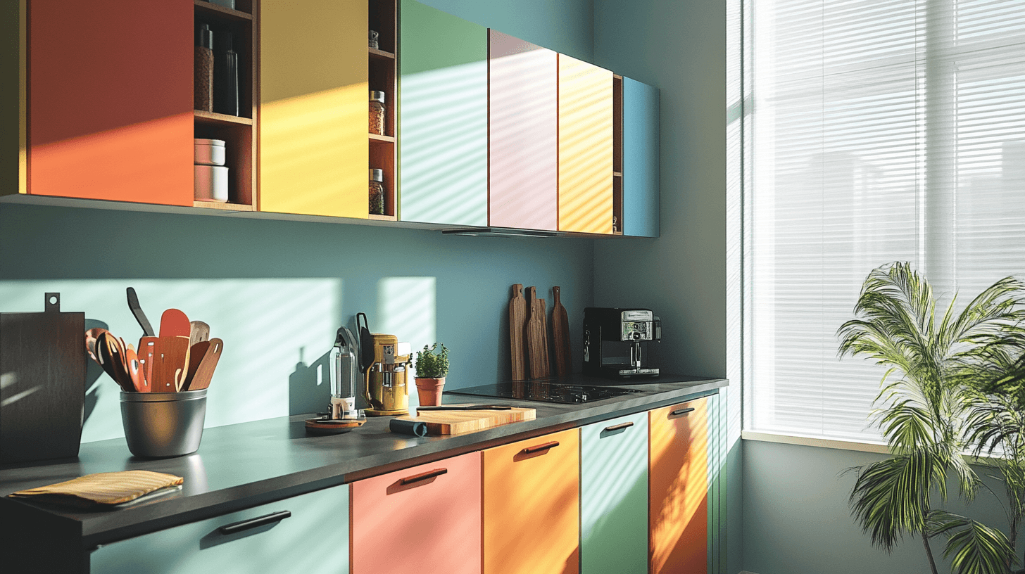 Fronti colorate per la cucina: Più personalità con il colore in cucina