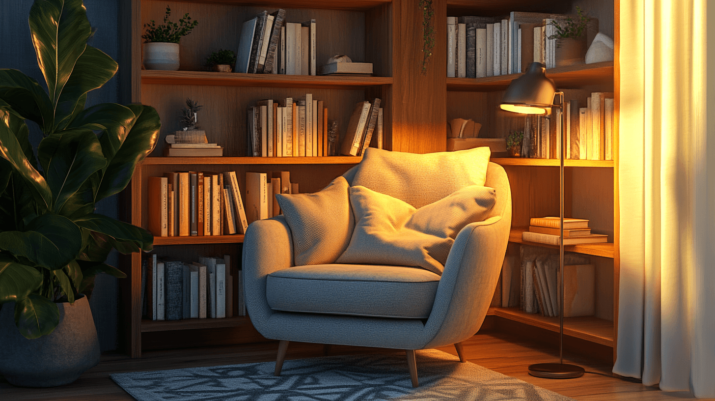 Poltrona da lettura con fascino: Il compagno perfetto per ore di lettura rilassanti