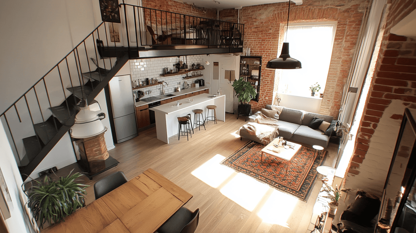 Decorazione negli appartamenti loft: aggiungere accenti senza sovraccaricare