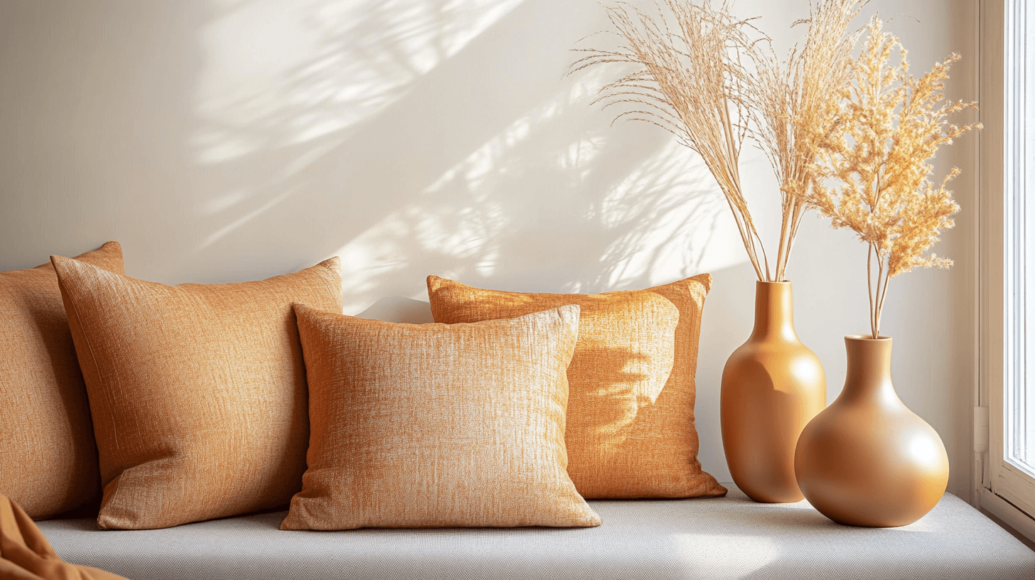 Accenti decorativi in ocra: Dettagli eleganti