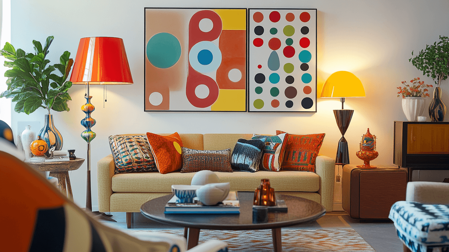 Accenti decorativi in stile Retro Pop