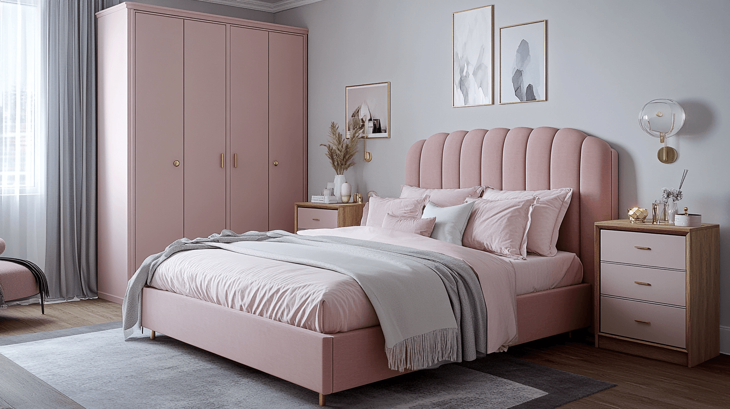 Mobili in tonalità rosa: eleganti e funzionali