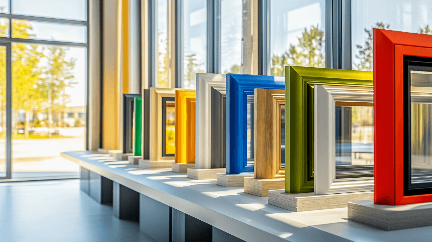 Materiali e il loro effetto sui telai delle finestre colorati
