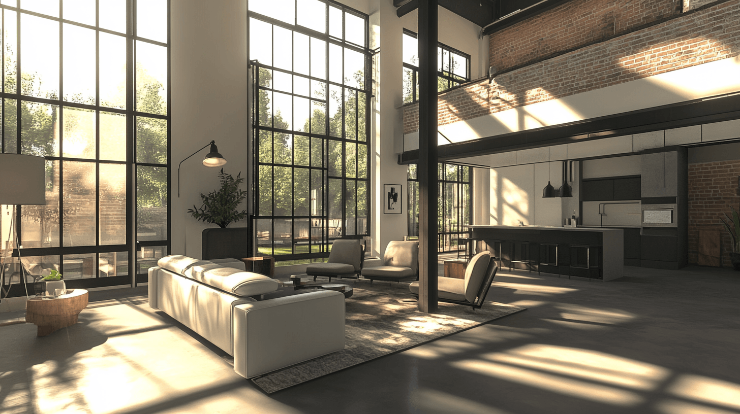 Progettare un soggiorno in stile loft: Aperto e moderno