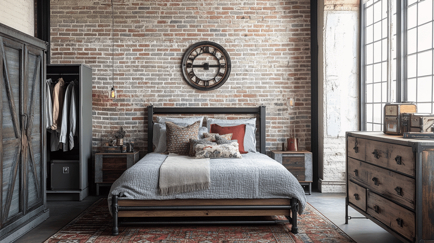 Stili abitativi combinati: Industrial incontra lo chic rustico