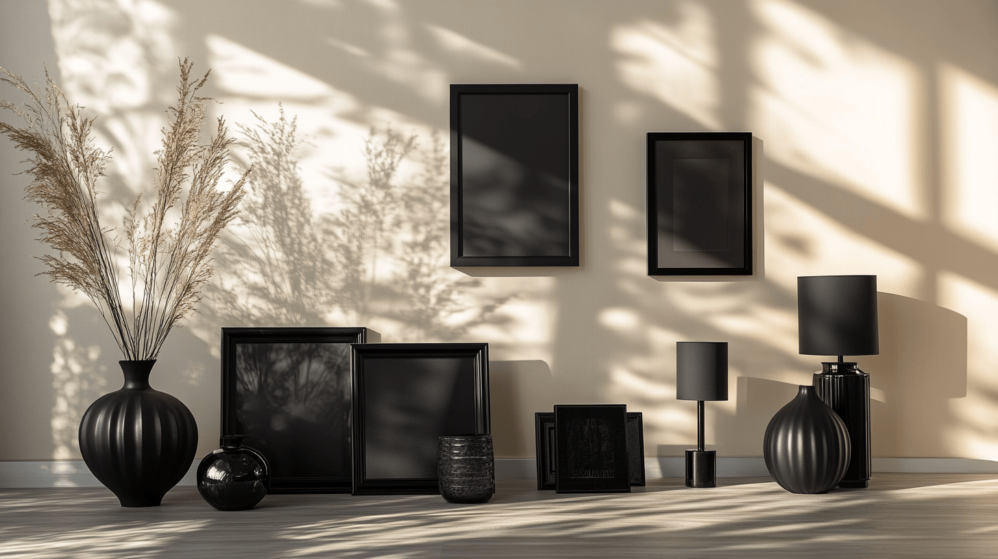 Decorazione in nero: dare accenti con stile