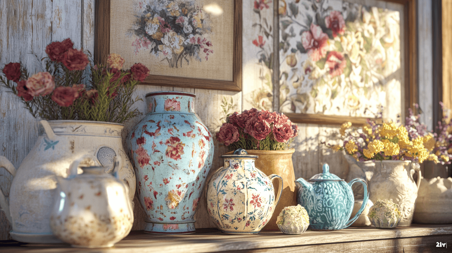 Elementi decorativi per lo stile country francese