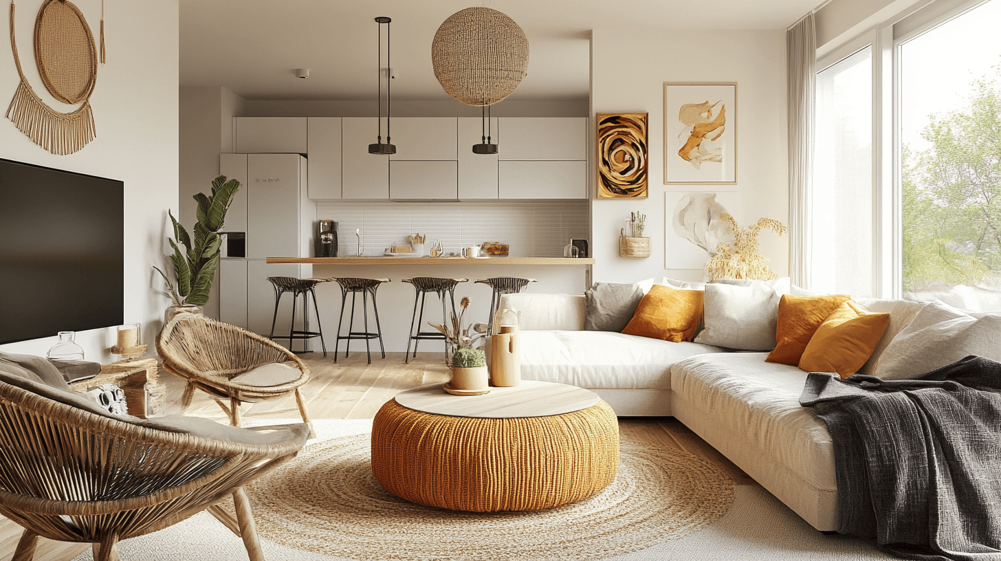 Consigli di arredamento per il soggiorno con cucina a vista