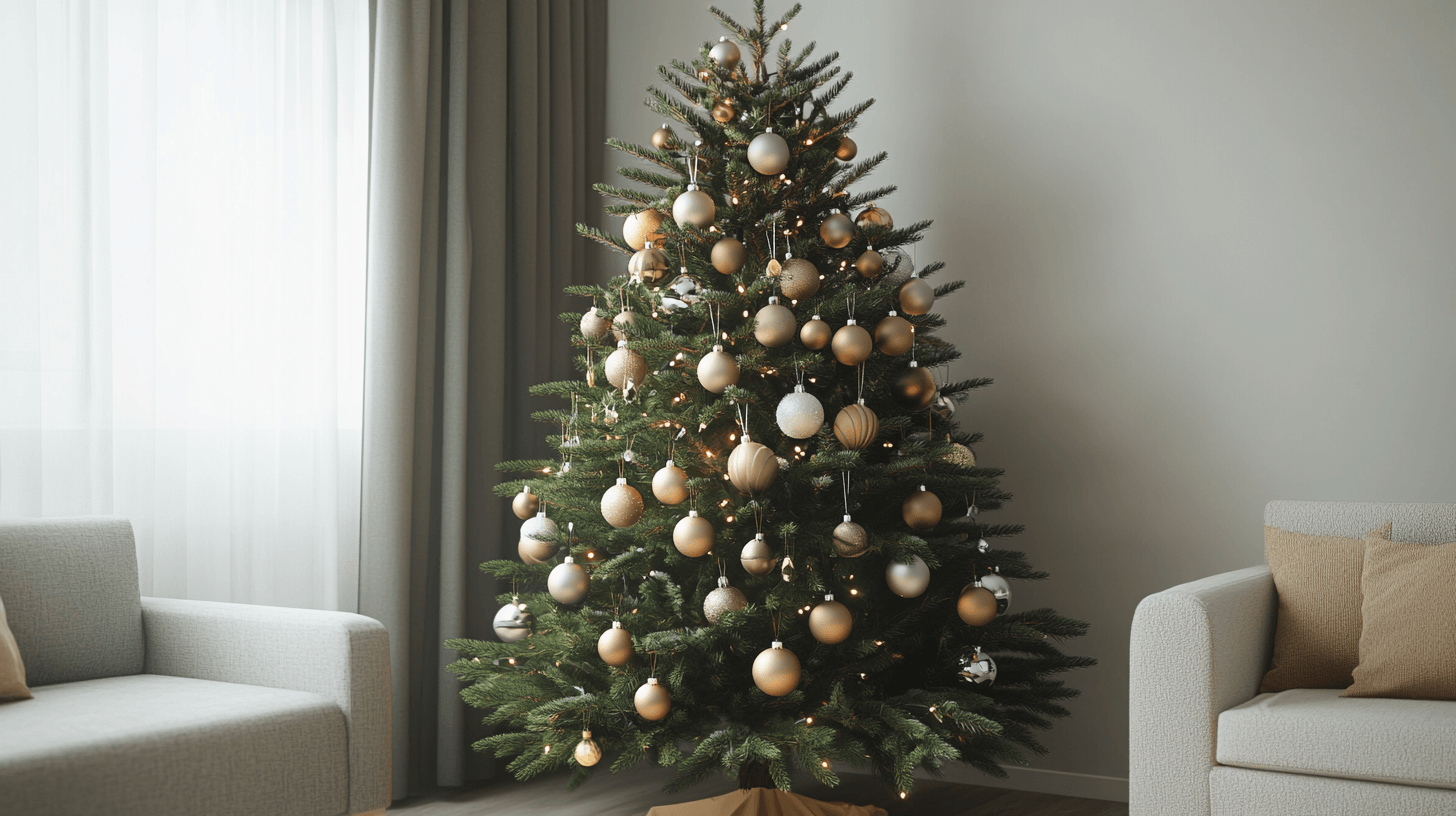 Decorazioni moderne per l'albero di Natale