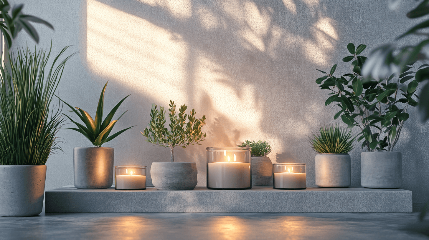 Elementi decorativi per un'atmosfera rilassante