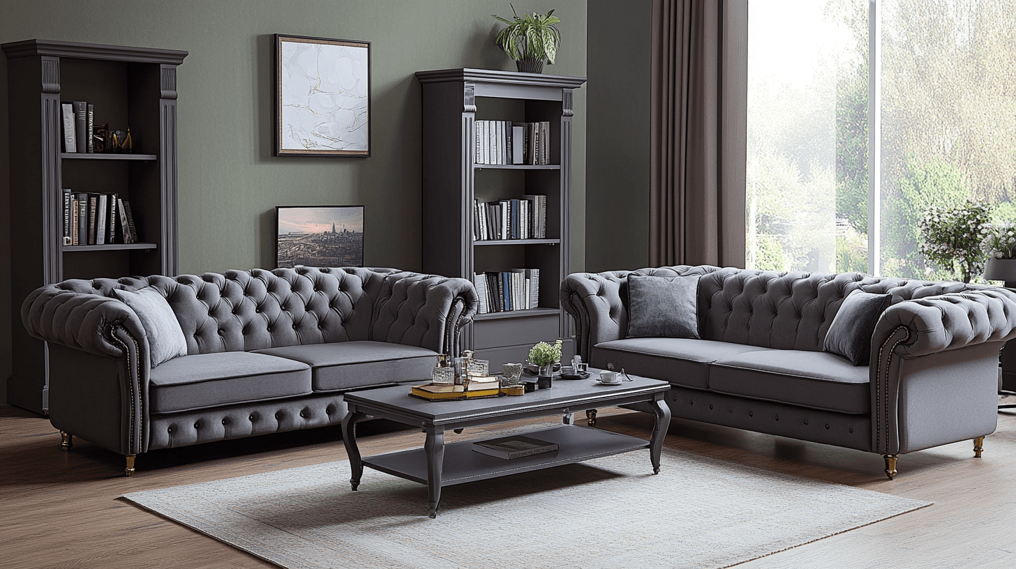 Mobili in toni di grigio: varietà ed eleganza