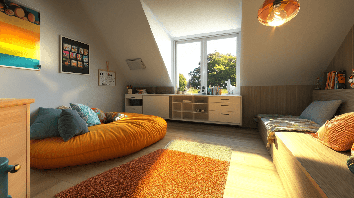 Stanze per adolescenti: Design cool e mobili funzionali