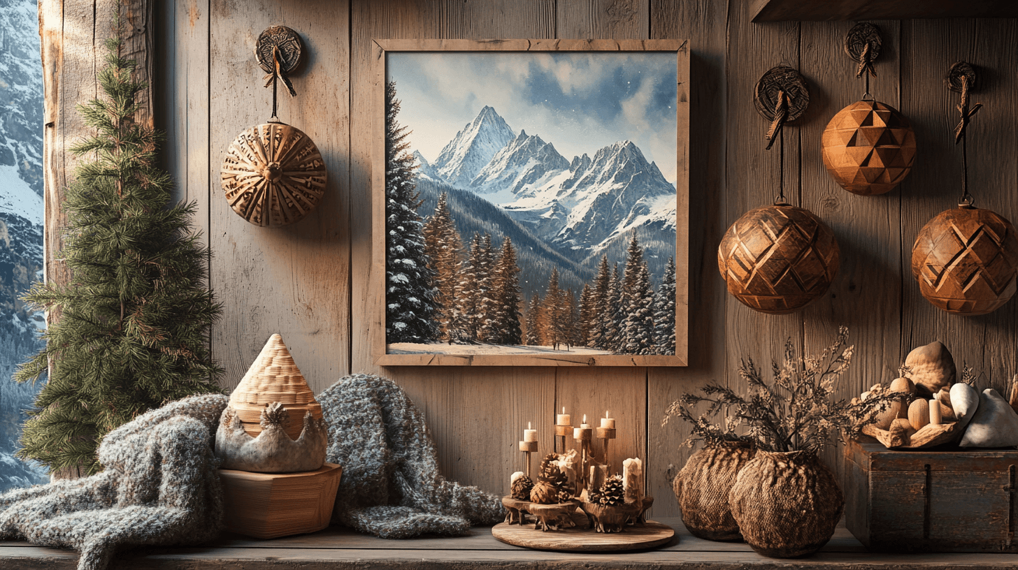 Decorazione in stile alpino: Aggiungere accenti naturali