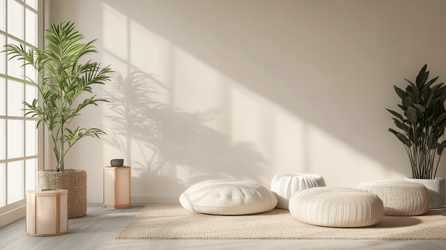 Elementi decorativi per un'atmosfera tranquilla