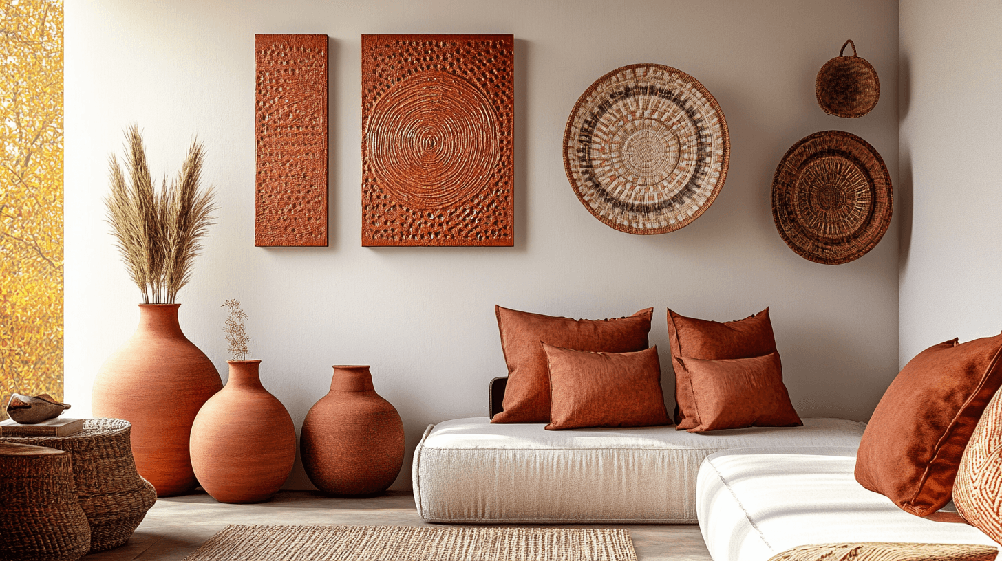 Elementi decorativi: accenti in terracotta