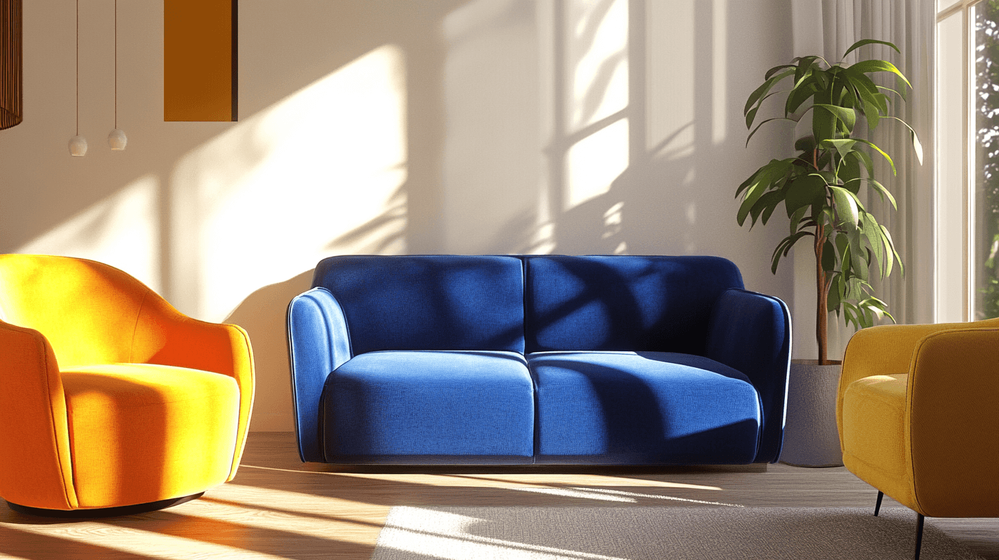 Mobili come accenti di colore
