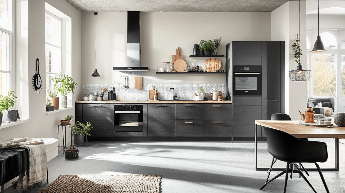 Mobili e decorazioni per la cucina a vista