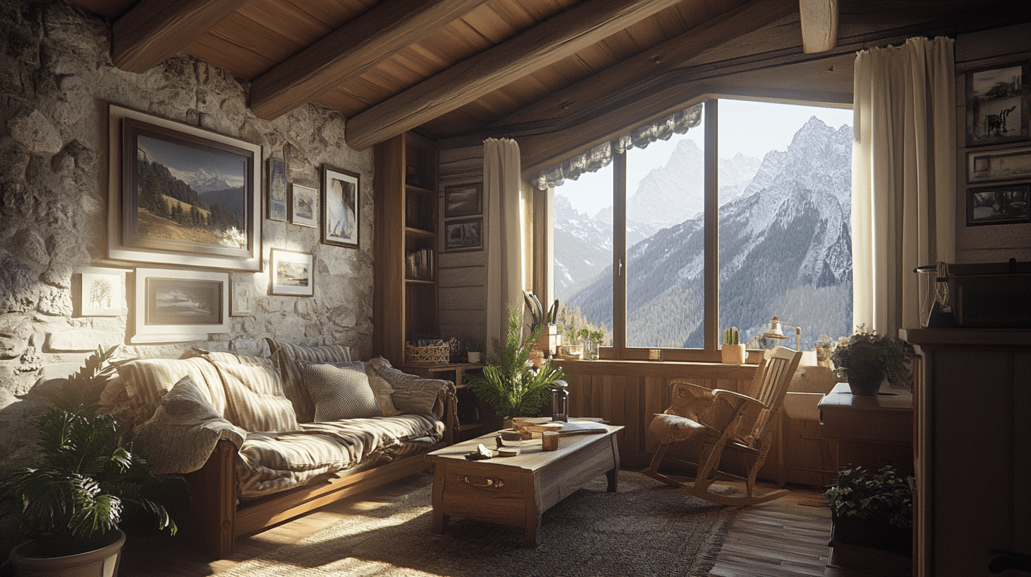 Stili di vita per il perfetto rifugio di montagna