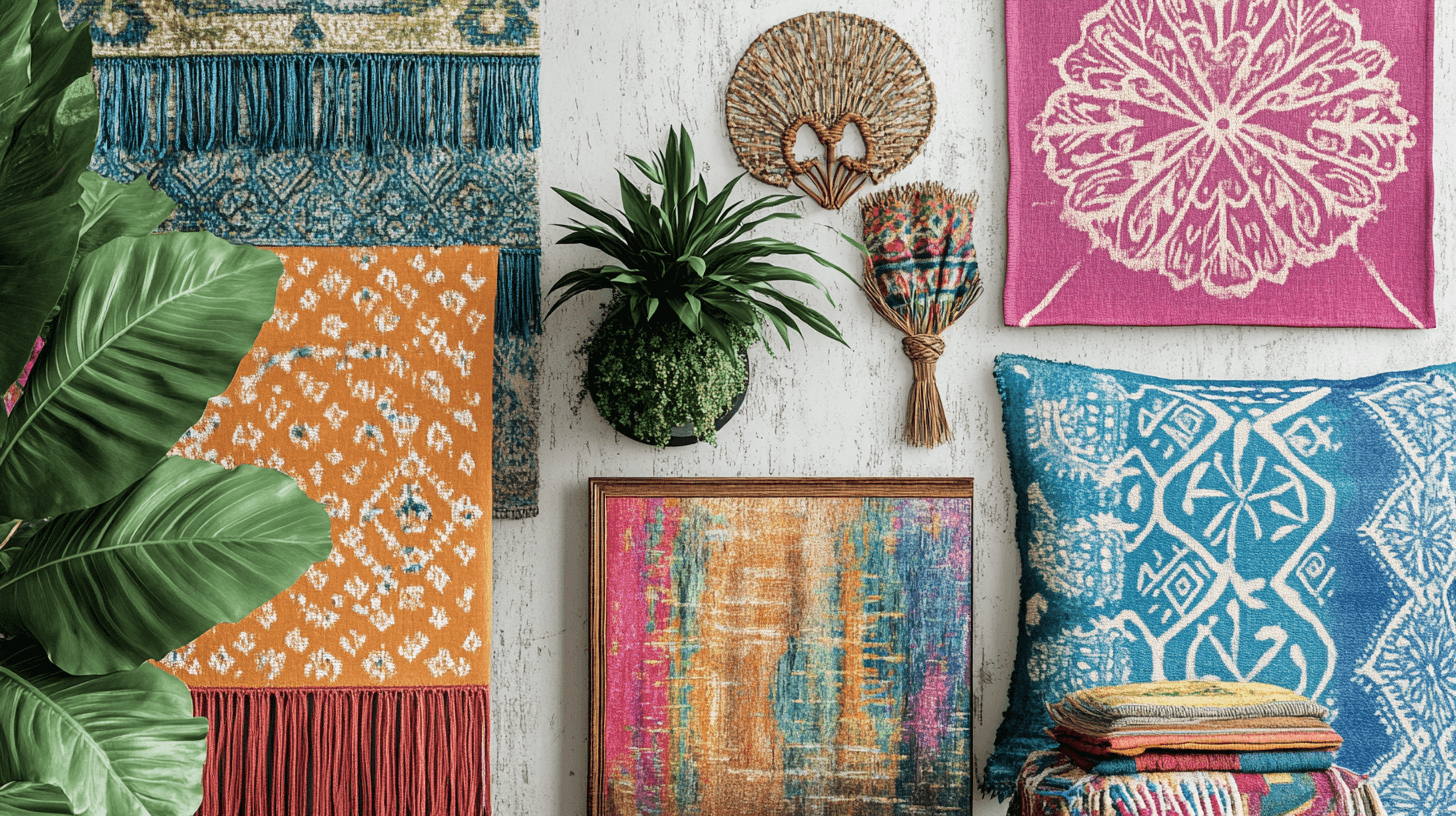Decorazioni e accessori in stile Colorful Boho