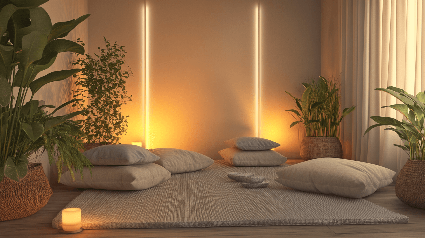 Allestire una stanza per la meditazione: trovare calma e relax