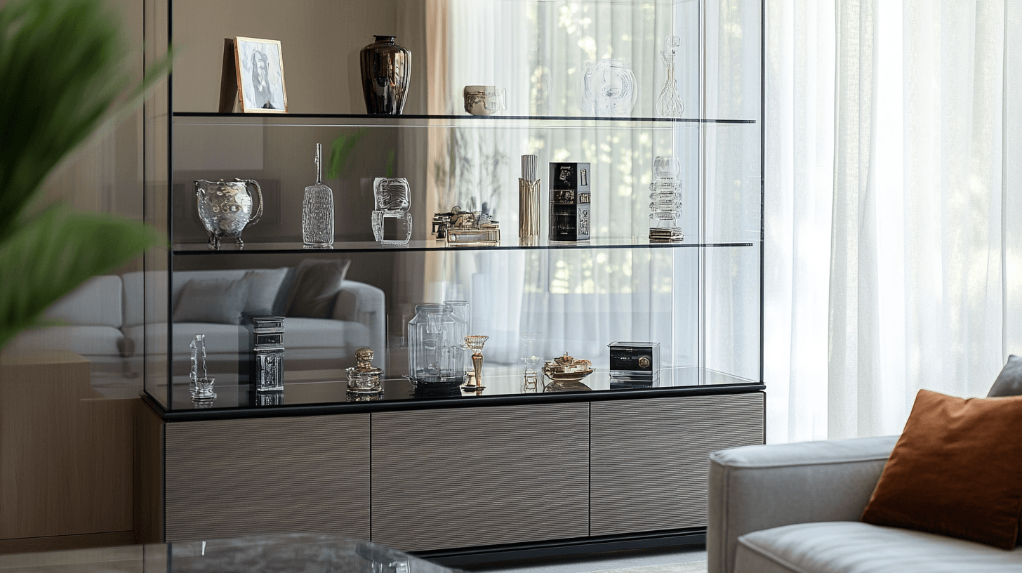 Design moderno: Vetrine in vetro per i tuoi oggetti da collezione