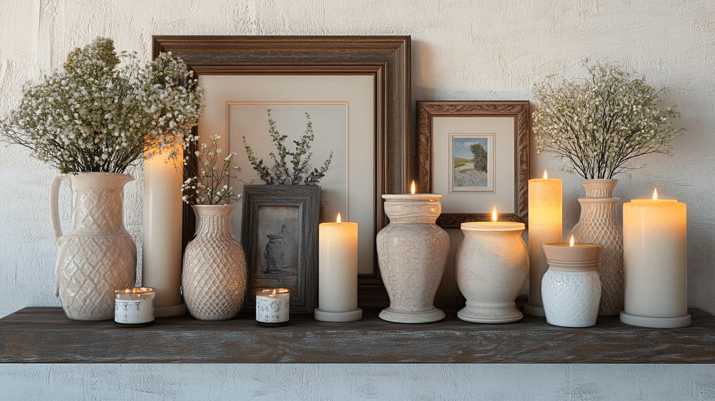 Decorazione in stile cottage vintage