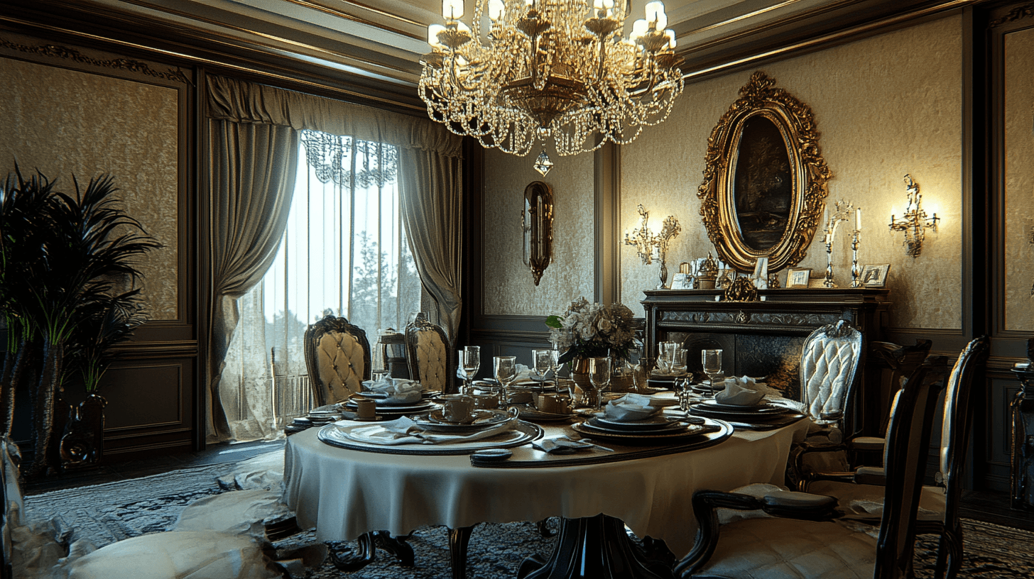 Sala da pranzo con lampadario: unire eleganza e atmosfera