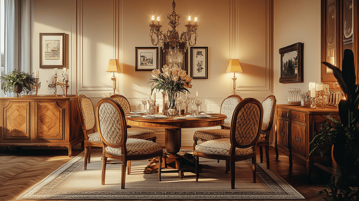 Sala da pranzo in stile vintage: Inszenare classici senza tempo