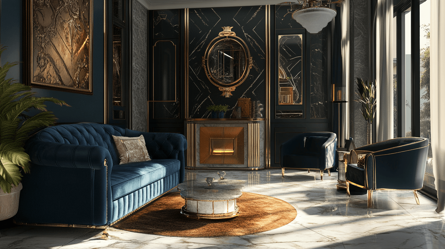 Stili abitativi nel design Art Déco: dal retrò al moderno